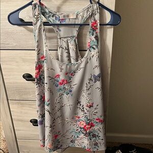 Floral Halter Tank